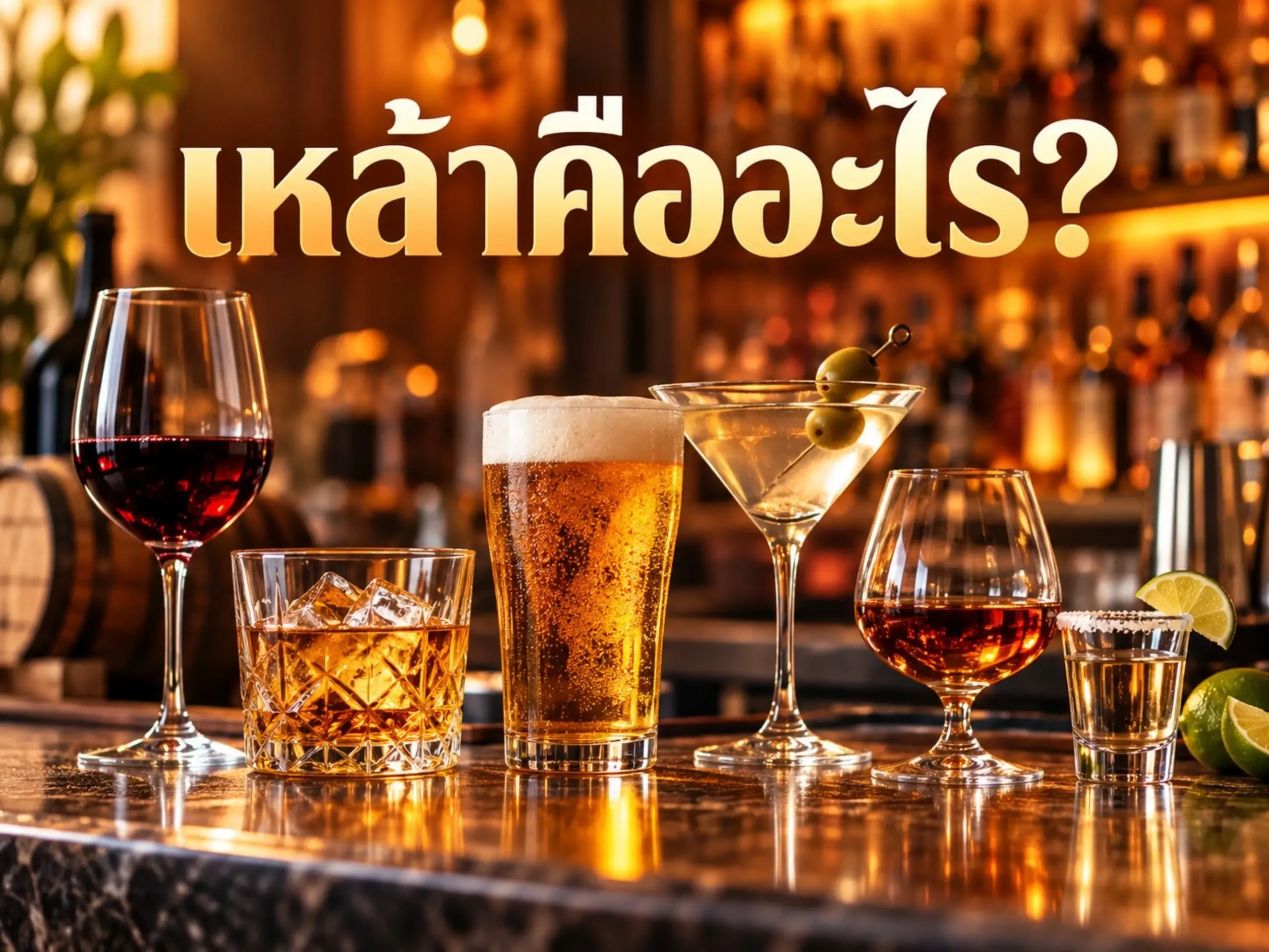 เหล้าคืออะไร? ประเภท การผลิต ประวัติ และผลกระทบต่อสุขภาพแบบครบจบ 1 294 alcoholic beverage Horizontal