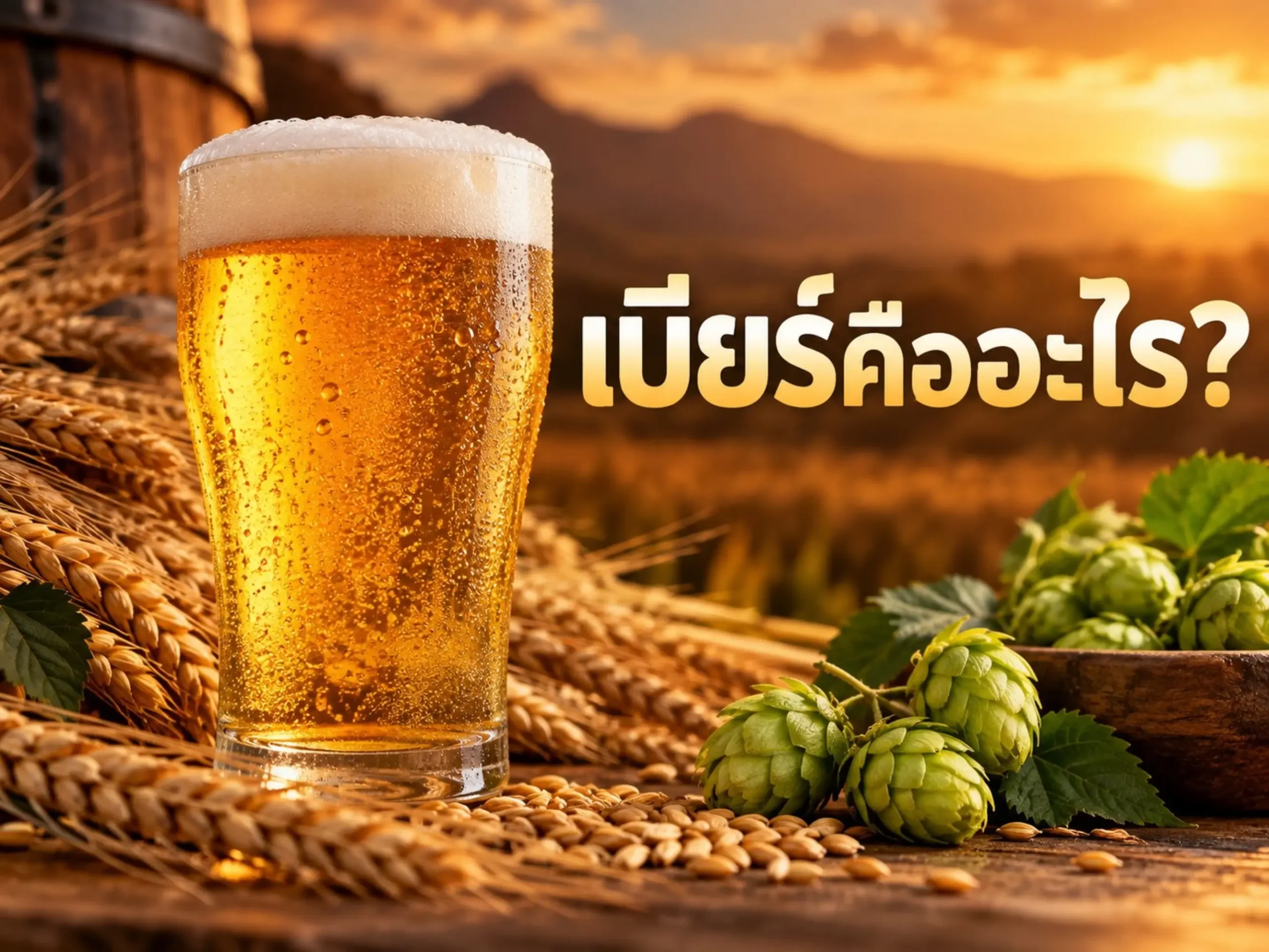 เบียร์คืออะไร? ทำความรู้จักเครื่องดื่มยอดนิยมระดับโลก 1 306 beer Horizontal